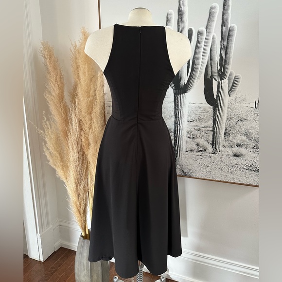 Custom made midi dress in black. Size S/M. Katrina Tuttle for sweet pea - Picture 6 of 9